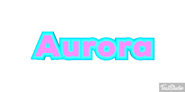 Aurora Text effect