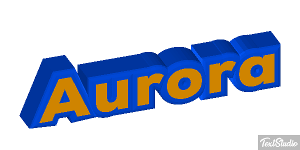 Aurora Text effect