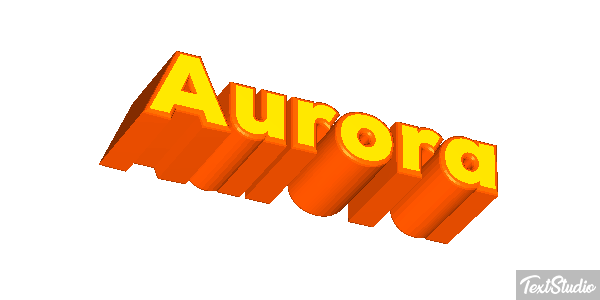 Aurora Text effect