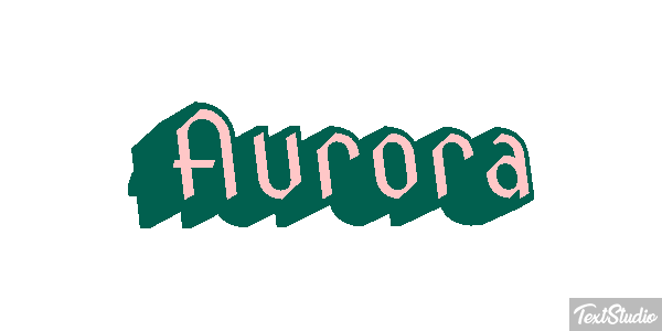 Aurora Text effect