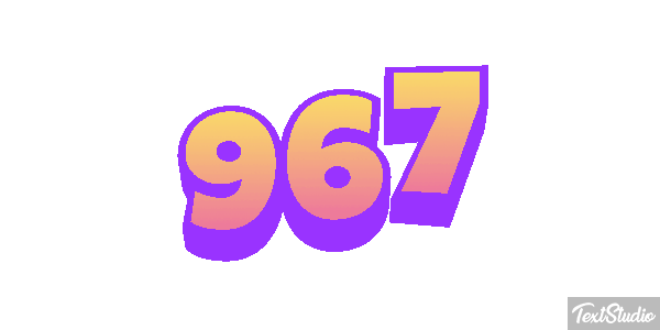 967 Text effect