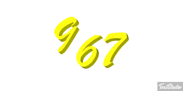 967 Text effect
