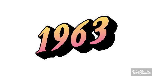 1963 テキスト効果