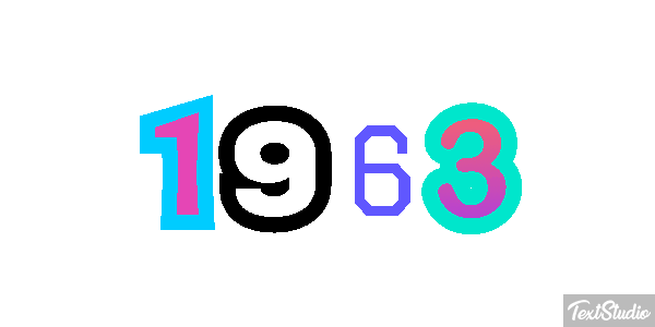 1963 テキスト効果