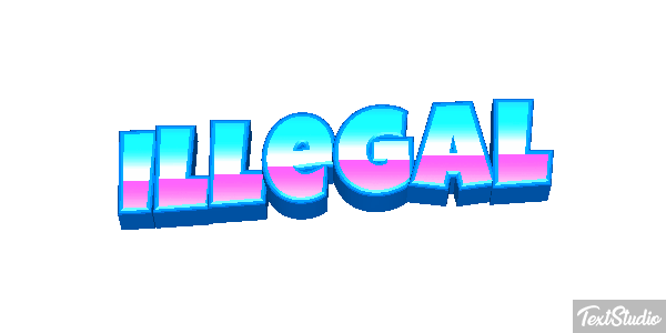 Illegal Text effect