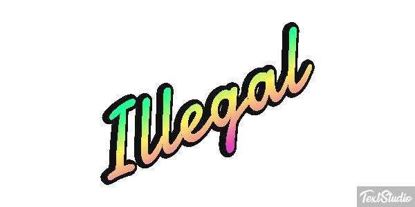 Illegal Text effect