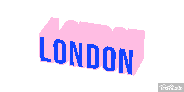 London Text effect