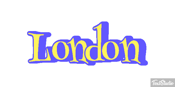 London Text effect