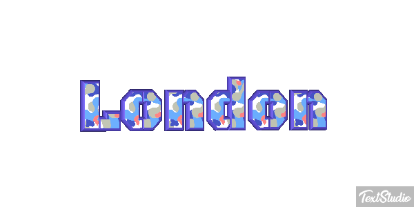 London Text effect