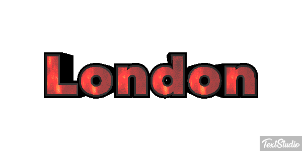 London Text effect