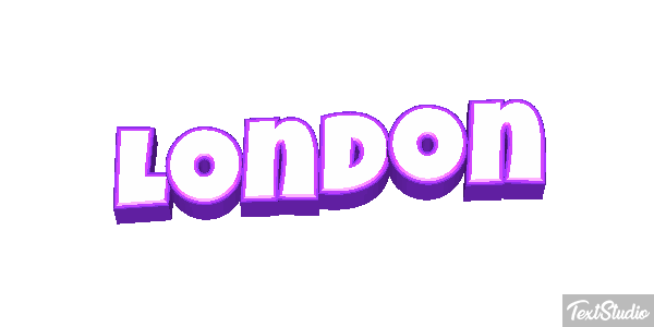 London Text effect