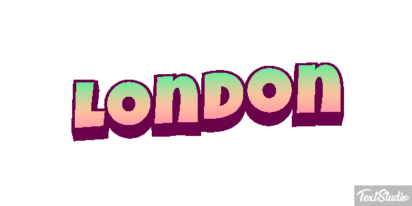 London Text effect