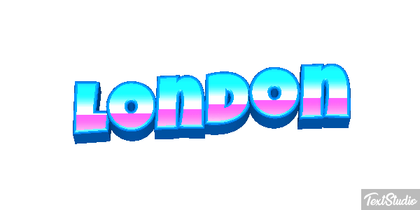 London Text effect