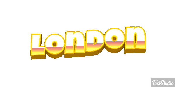 London Text effect