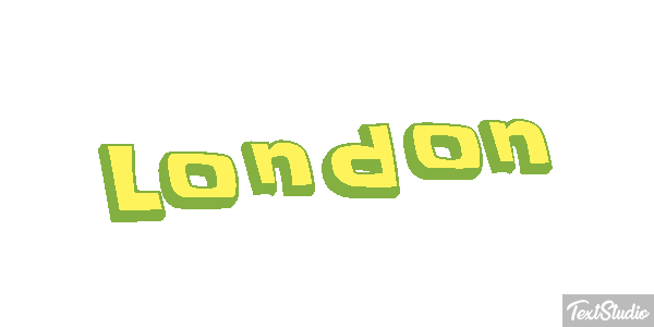 London Text effect