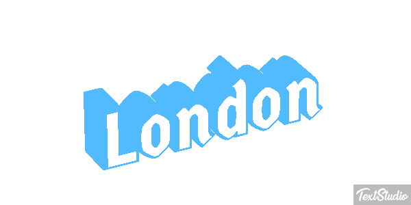 London Text effect