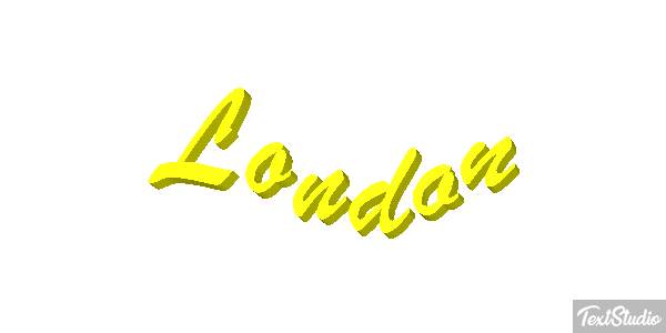 London Text effect