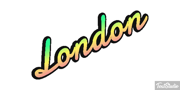 London Text effect