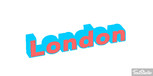 London Text effect
