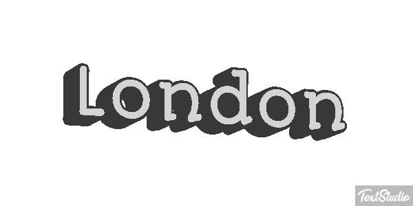 London Text effect