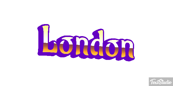 London Text effect