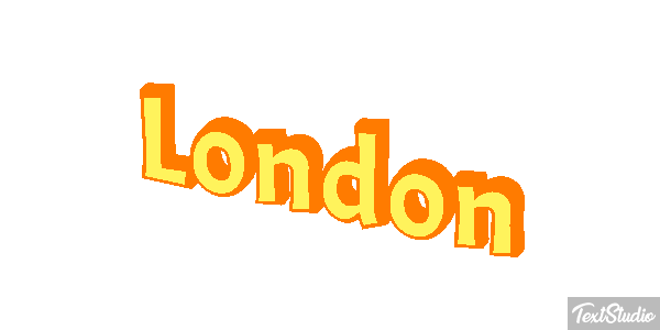 London Text effect