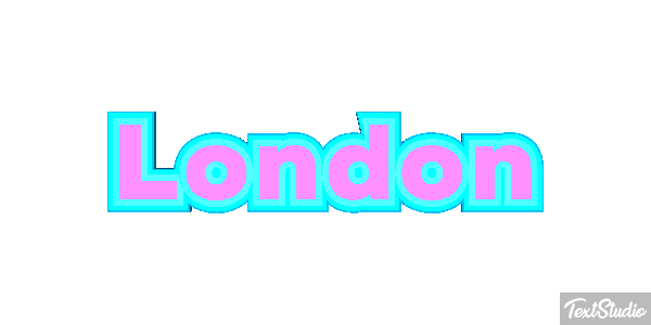 London Text effect