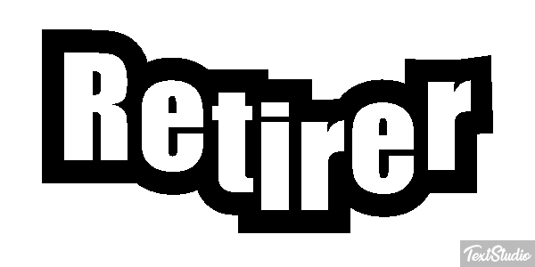Retirer Effet de texte
