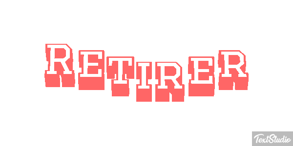 Retirer Effet de texte