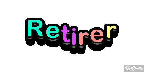 Retirer Effet de texte