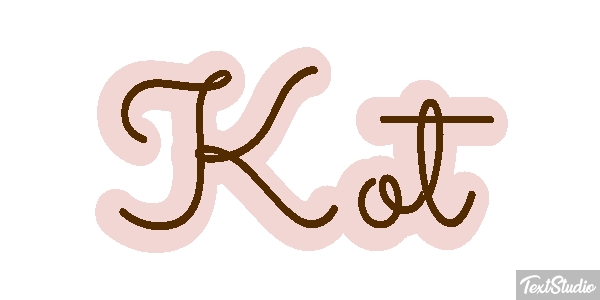 Kot Effet de texte