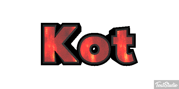Kot Effet de texte