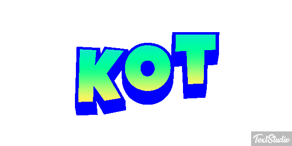 Kot Effet de texte
