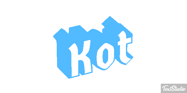 Kot Effet de texte