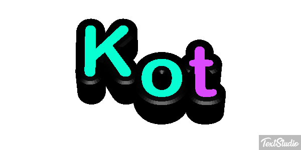 Kot Effet de texte