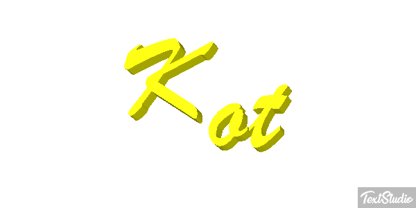 Kot Effet de texte