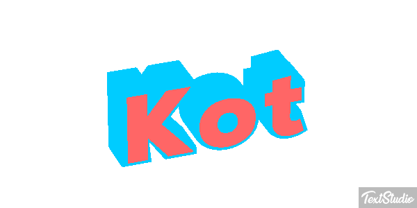 Kot Effet de texte