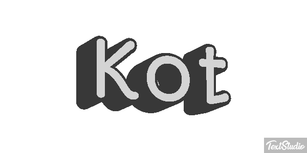 Kot Effet de texte