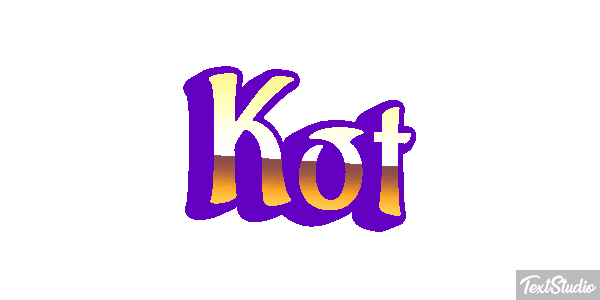 Kot Effet de texte