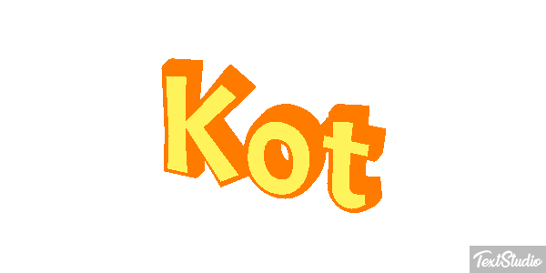 Kot Effet de texte