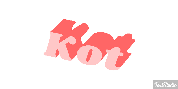 Kot Effet de texte