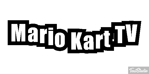 Mario Kart TV Effetto testo