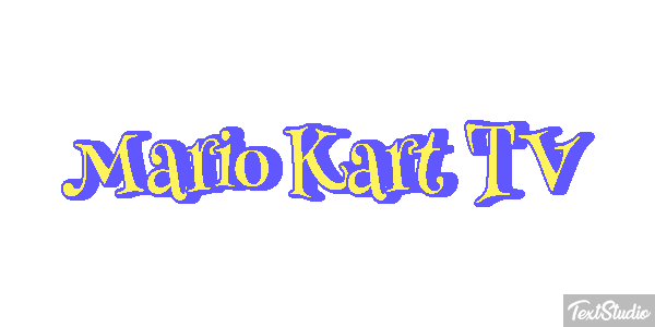 Mario Kart TV Effetto testo