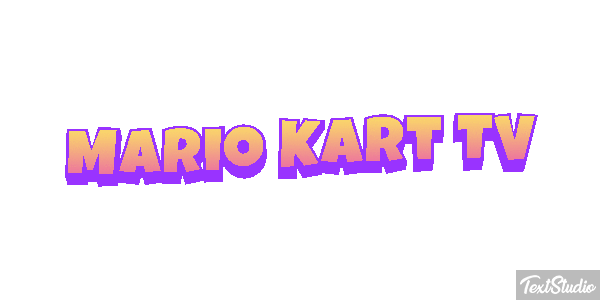 Mario Kart TV Effetto testo