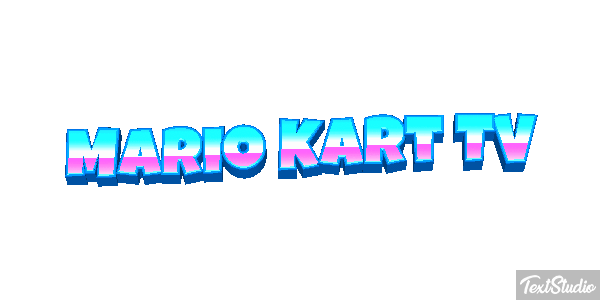 Mario Kart TV Effetto testo