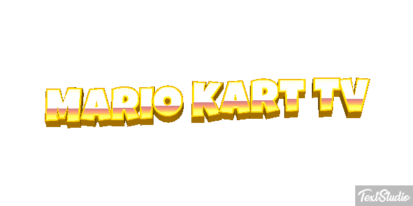 Mario Kart TV Effetto testo