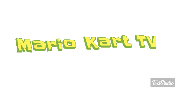 Mario Kart TV Effetto testo