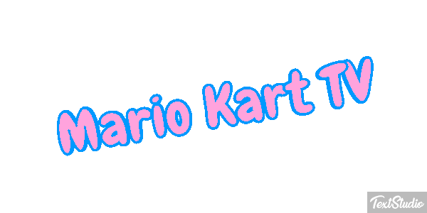 Mario Kart TV Effetto testo
