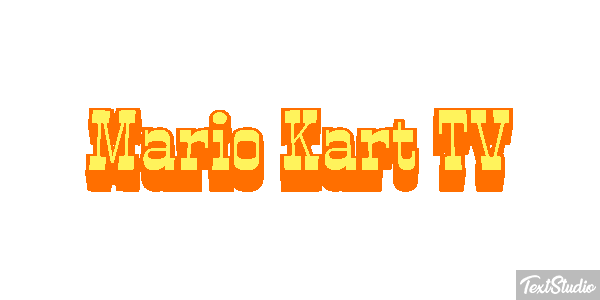 Mario Kart TV Effetto testo