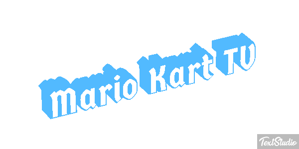 Mario Kart TV Effetto testo